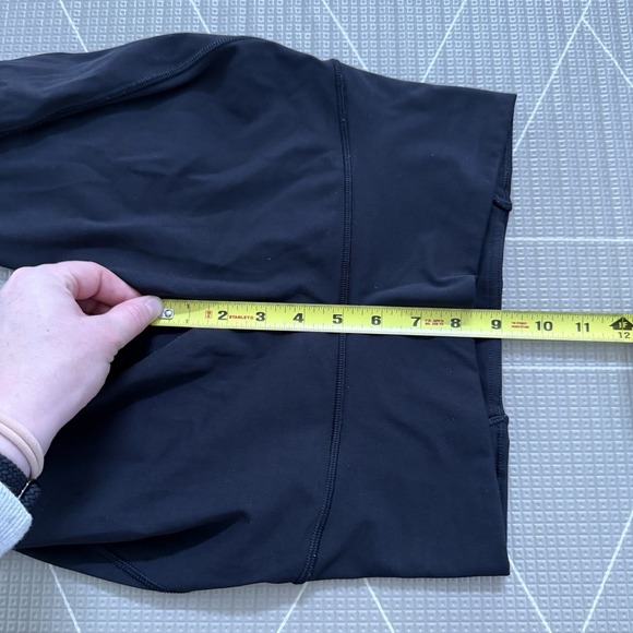 Lululemon Train Times 7/8 Pant *25" Size 6 Black LW5AMOS Mesh - Picture 8 of 9